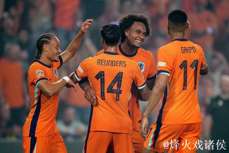 欧国联-齐尔克泽与加克波建功 荷兰5-2大胜波黑迎首胜